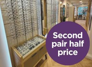 Second Pair Half Price