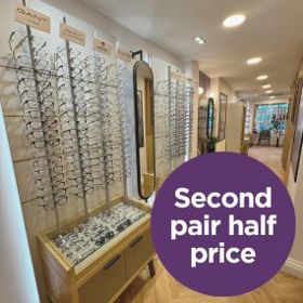 Second Pair Half Price